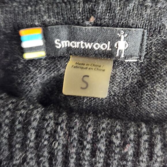 Smartwool Gray Merino Wool Sweaterdress – SZ Small - Warm Breathable Turtleneck - Picture 2 of 7